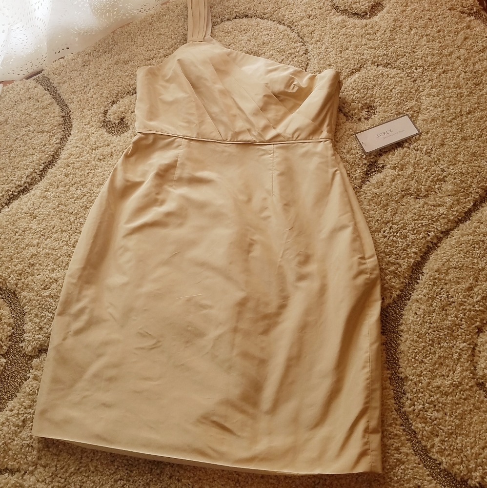 J. Crew One Shoulder Dress